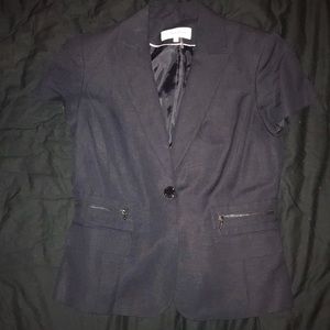 Calvin Klein Navy Short-sleeved Blazer
